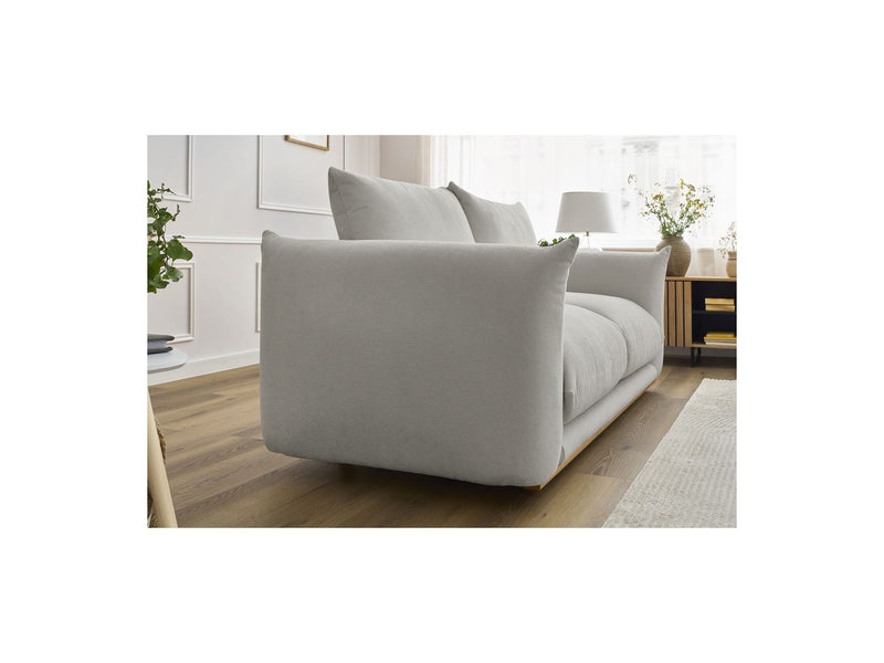 Canapé Droit Fixe 2 Places - Ernest - Tissu Lisse