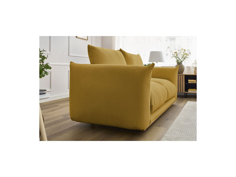 Canapé Droit Fixe 2 Places - Ernest - Tissu Lisse