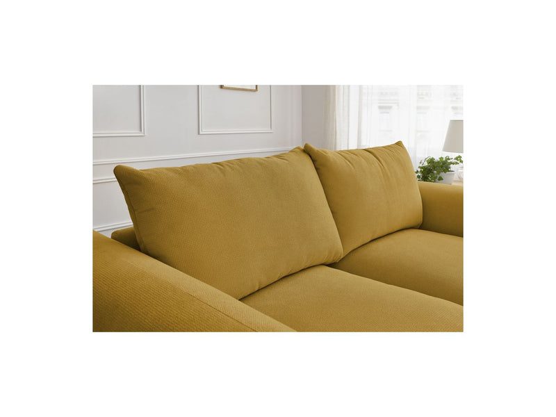 Canapé Droit Fixe 2 Places - Ernest - Tissu Lisse