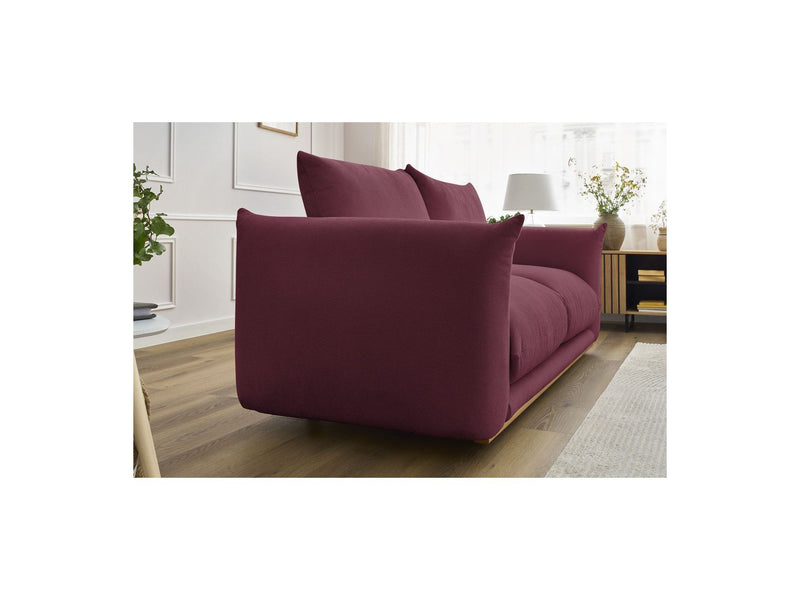 Canapé Droit Fixe 2 Places - Ernest - Tissu Lisse