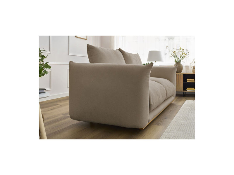 Canapé Droit Fixe 2 Places - Ernest - Tissu Lisse