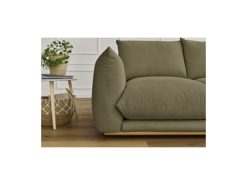 Canapé Droit Fixe 2 Places - Ernest - Tissu Lisse