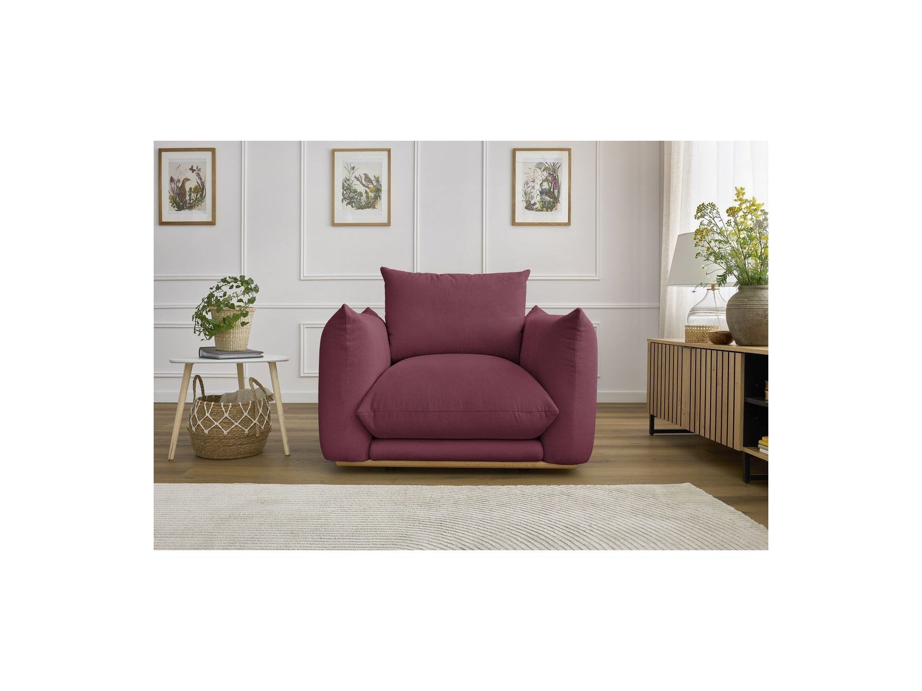 Ernest - Armchair - Smooth Fabric