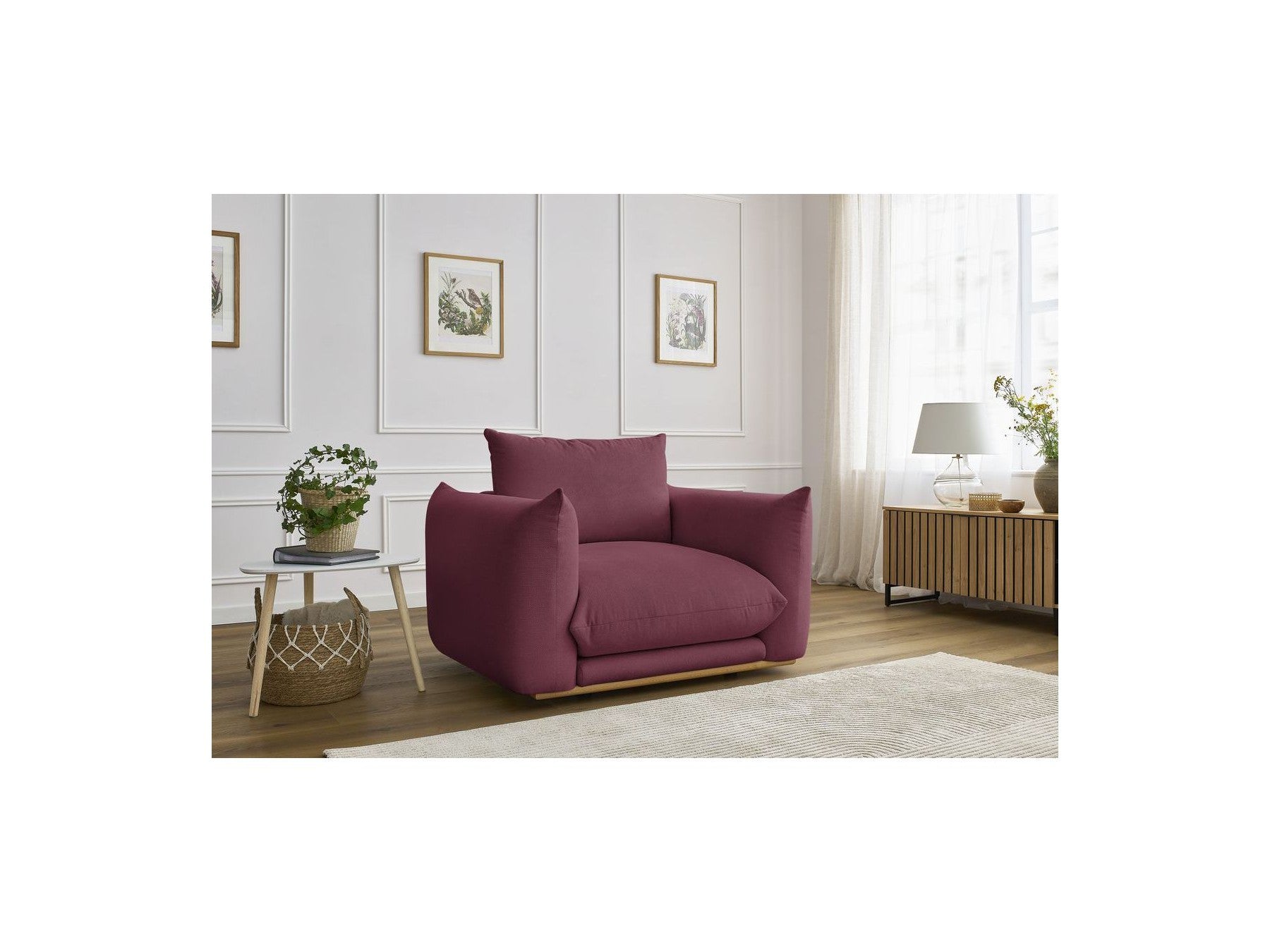 Ernest - Armchair - Smooth Fabric