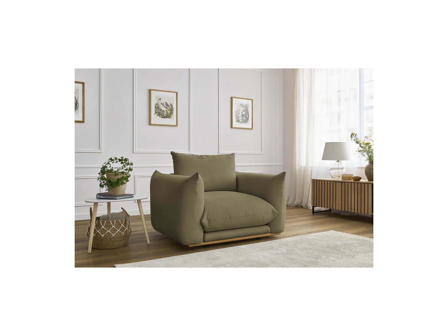 Ernest - Armchair - Smooth Fabric