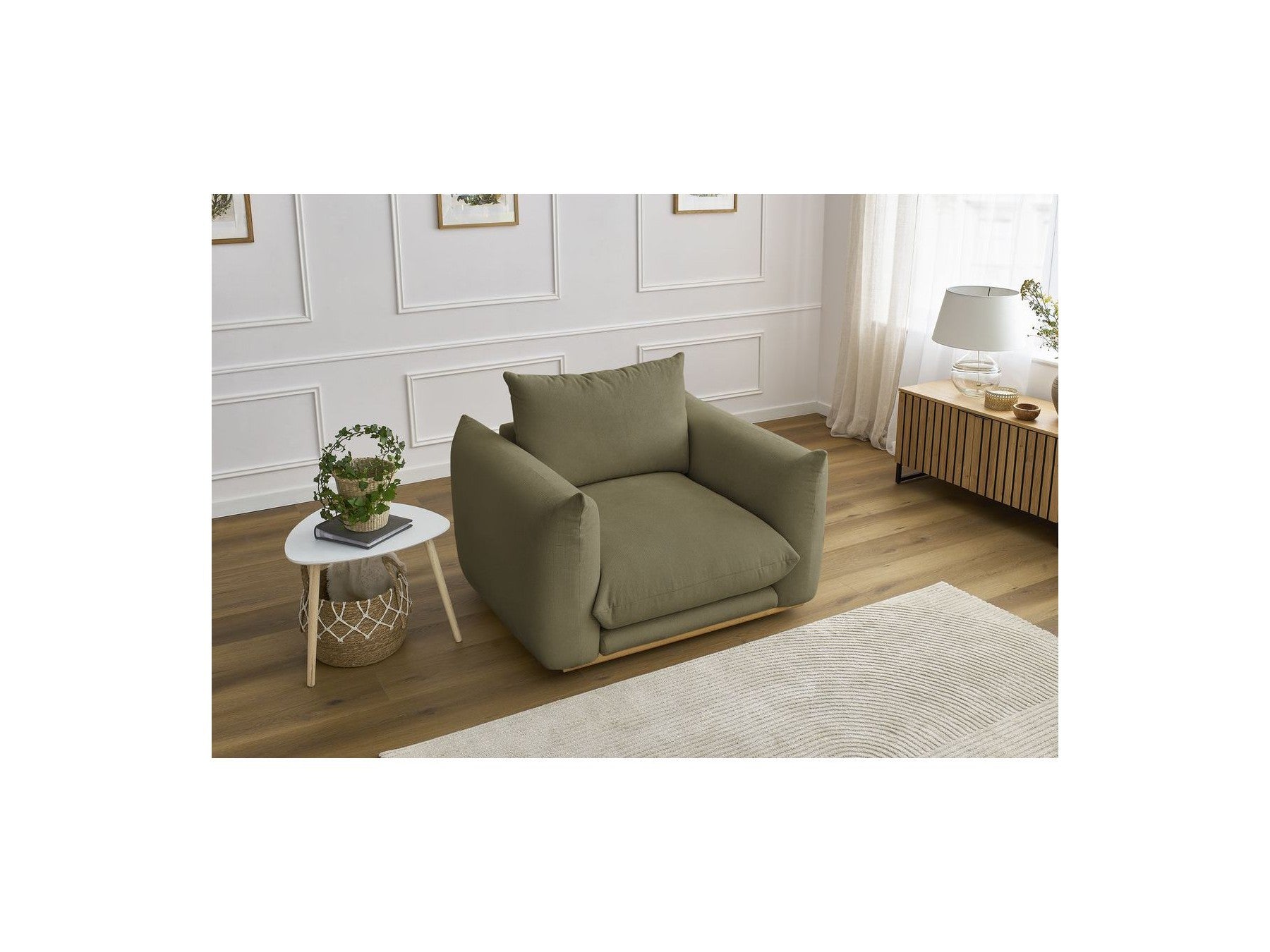 Ernest - Armchair - Smooth Fabric