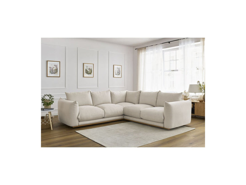 Canapé D'Angle Réversible - Ernest - Tissu Lisse