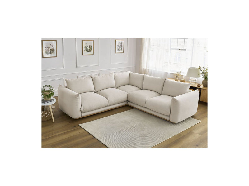 Canapé D'Angle Réversible - Ernest - Tissu Lisse