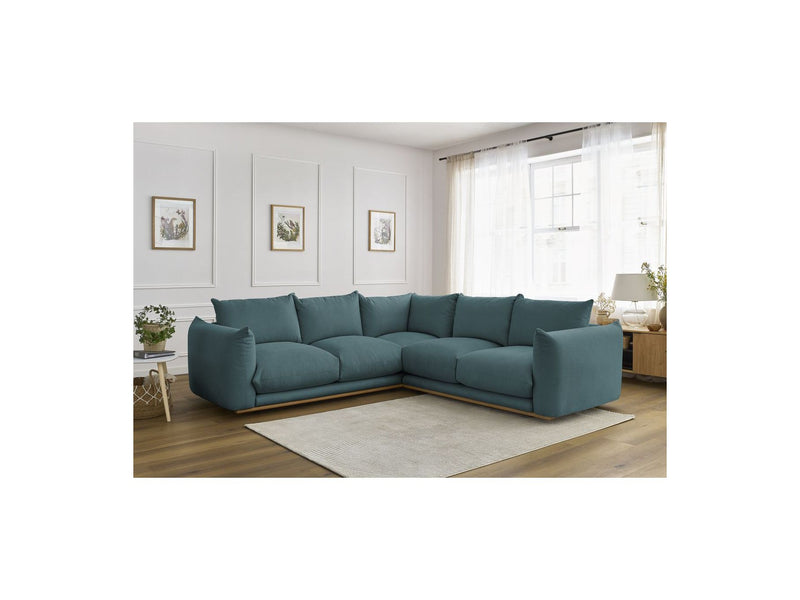 Canapé D'Angle Réversible - Ernest - Tissu Lisse