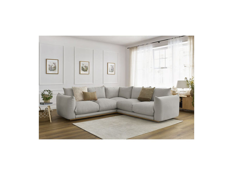 Canapé D'Angle Réversible - Ernest - Tissu Lisse