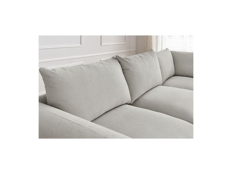 Canapé D'Angle Réversible - Ernest - Tissu Lisse