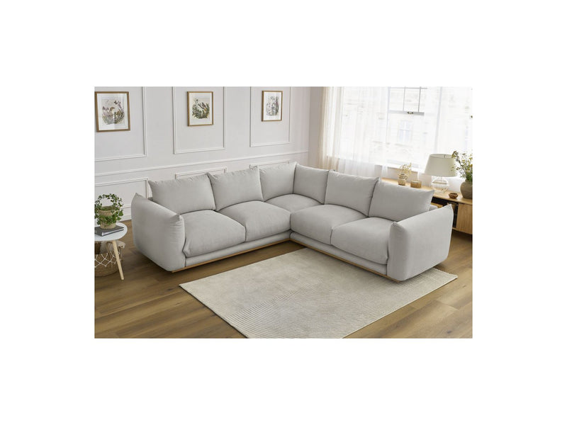Canapé D'Angle Réversible - Ernest - Tissu Lisse