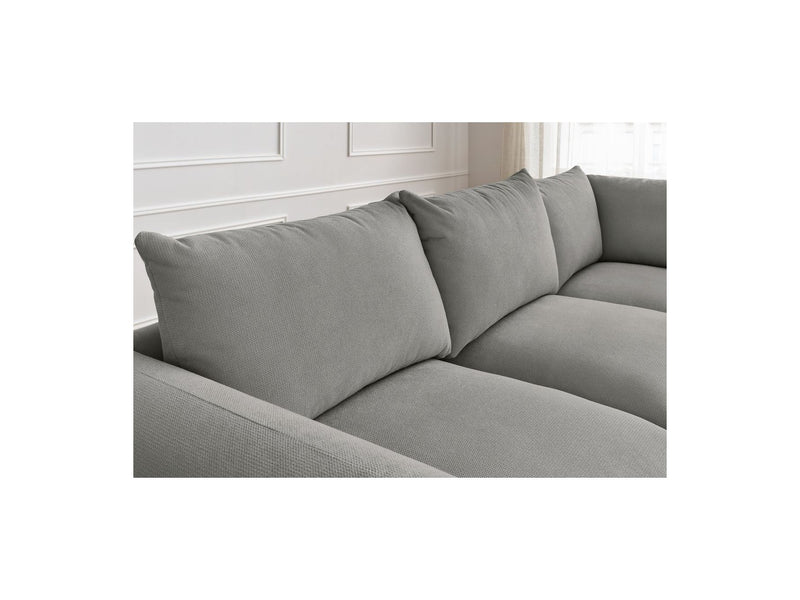 Canapé D'Angle Réversible - Ernest - Tissu Lisse