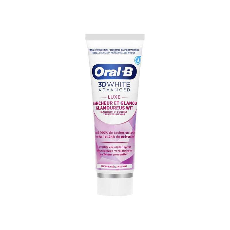 Oral-B Dentifrice 3D White Advanced Luxe Blancheur Et Glamour