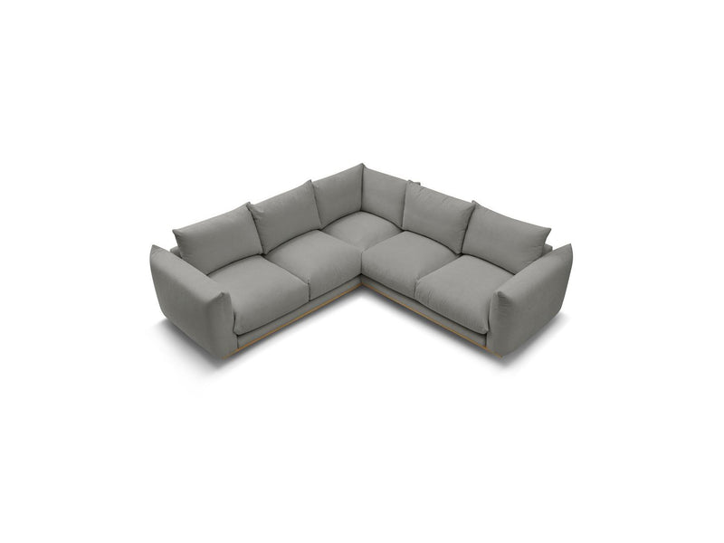 Canapé D'Angle Réversible - Ernest - Tissu Lisse