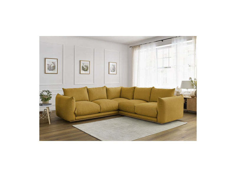 Canapé D'Angle Réversible - Ernest - Tissu Lisse