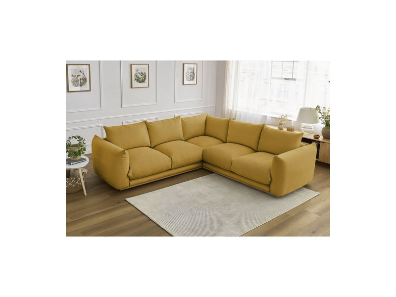 Canapé D'Angle Réversible - Ernest - Tissu Lisse