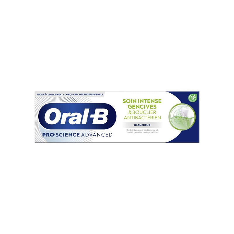 Pasta dentífrica Oral-B Pro Science Advanced Intense Gum Care & Antibacterial Whitening Shield