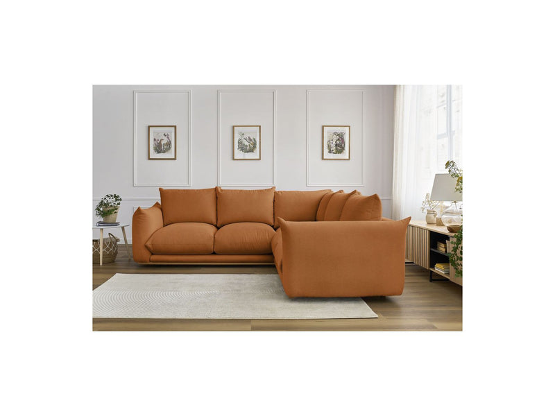 Canapé D'Angle Réversible - Ernest - Tissu Lisse