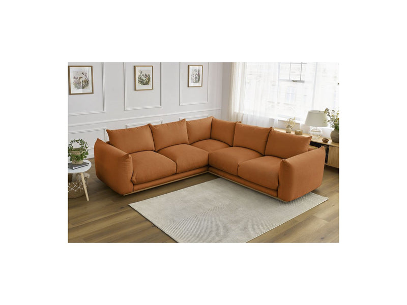 Canapé D'Angle Réversible - Ernest - Tissu Lisse