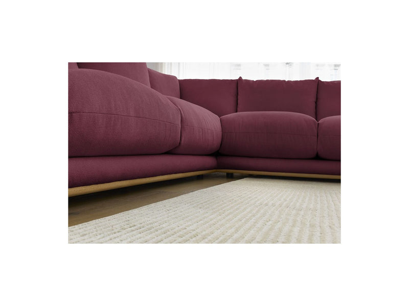 Canapé D'Angle Réversible - Ernest - Tissu Lisse