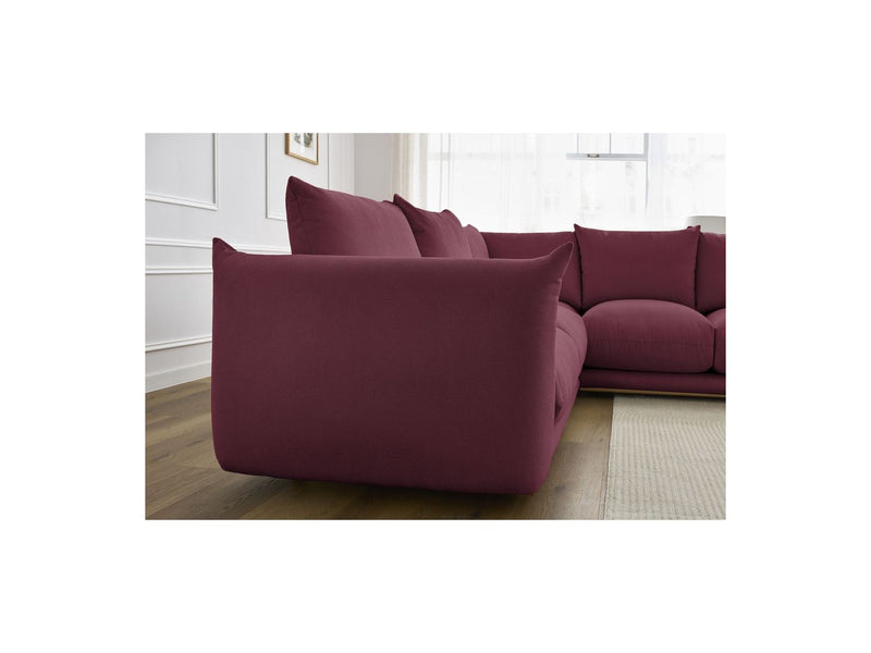 Canapé D'Angle Réversible - Ernest - Tissu Lisse