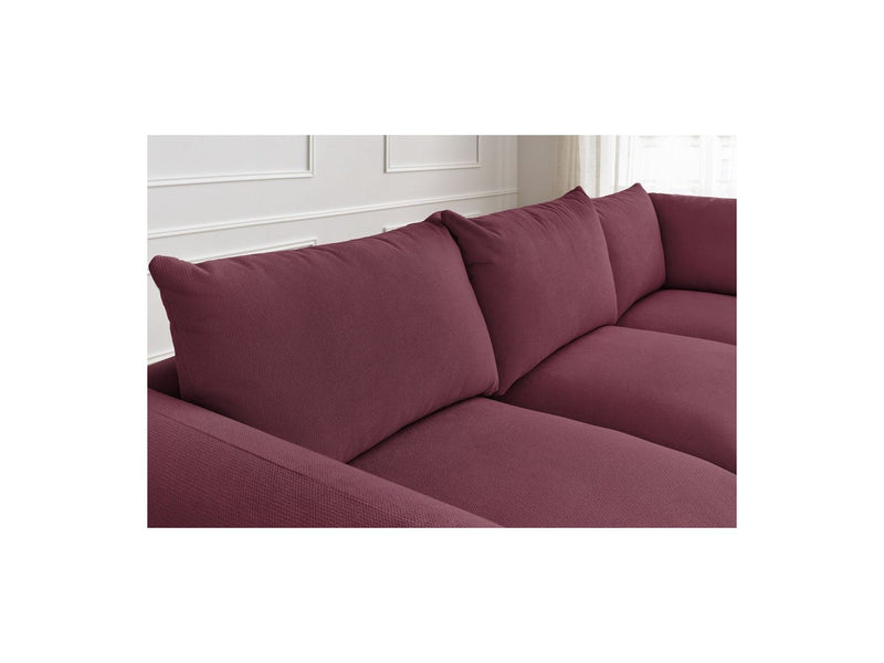 Canapé D'Angle Réversible - Ernest - Tissu Lisse