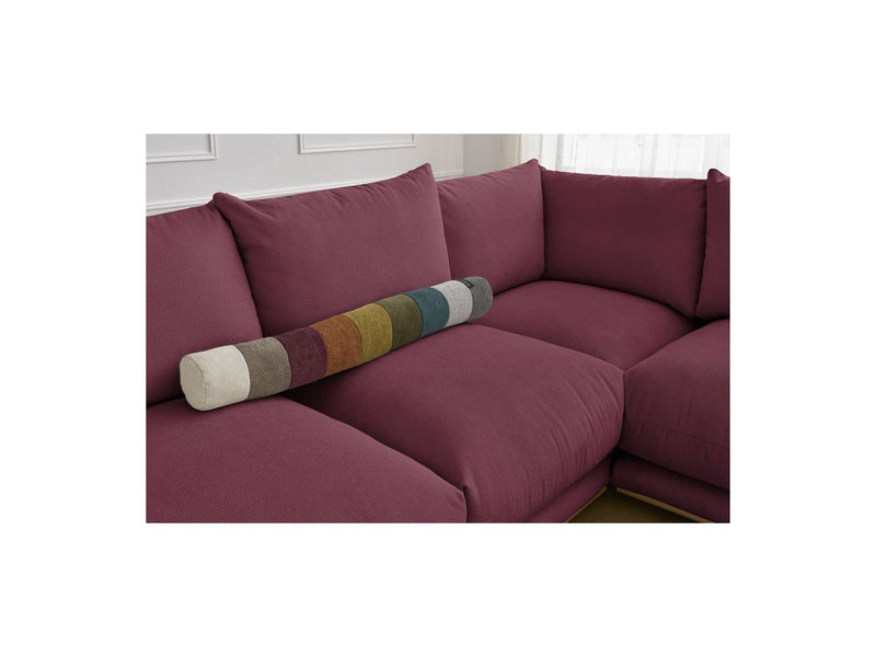 Canapé D'Angle Réversible - Ernest - Tissu Lisse