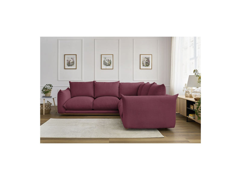 Canapé D'Angle Réversible - Ernest - Tissu Lisse