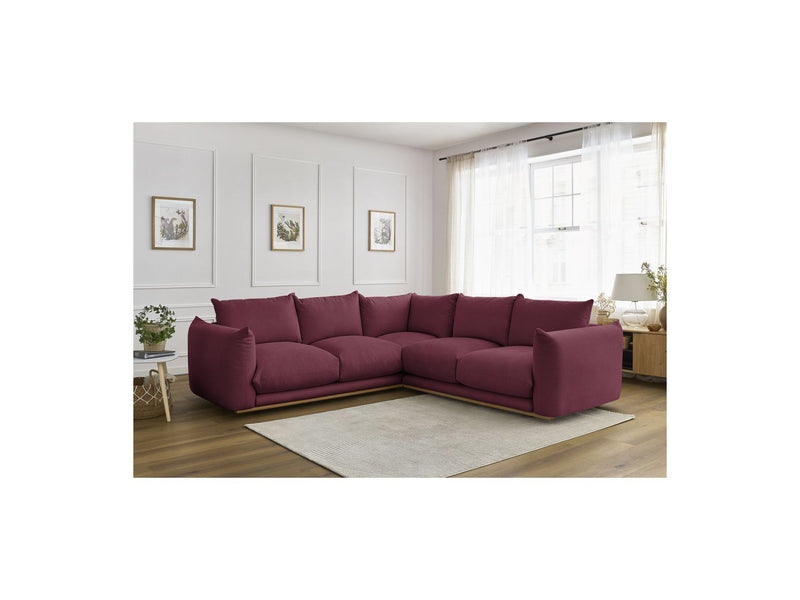 Canapé D'Angle Réversible - Ernest - Tissu Lisse