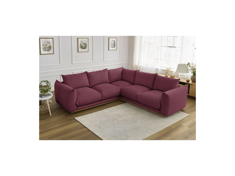 Canapé D'Angle Réversible - Ernest - Tissu Lisse