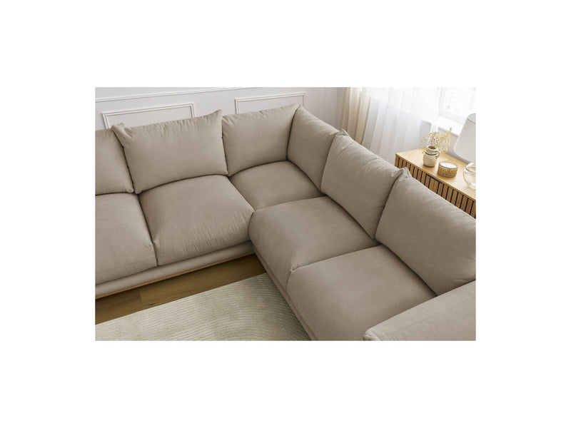 Canapé D'Angle Réversible - Ernest - Tissu Lisse
