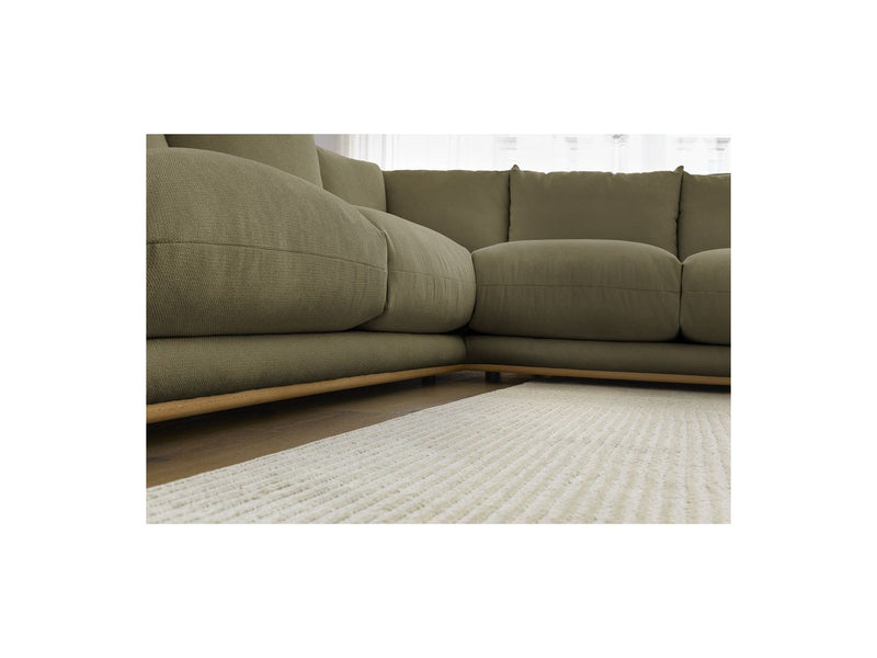 Canapé D'Angle Réversible - Ernest - Tissu Lisse