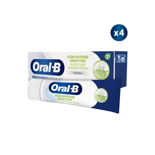 Pasta dentífrica Oral-B Pro Science Advanced Intense Gum Care & Antibacterial Whitening Shield