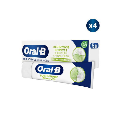 Oral-B Toothpaste Pro Science Advanced Intense Gum Care & Intense Cleansing Antibacterial Shield