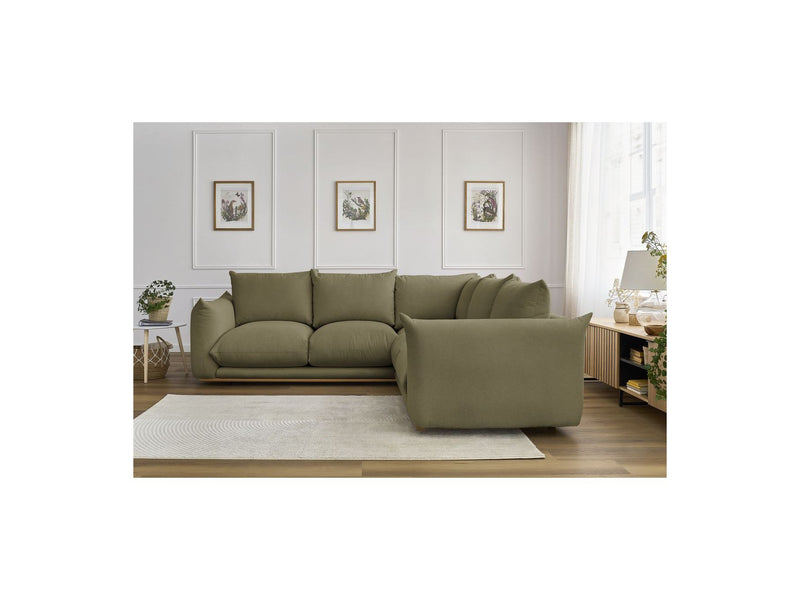 Canapé D'Angle Réversible - Ernest - Tissu Lisse