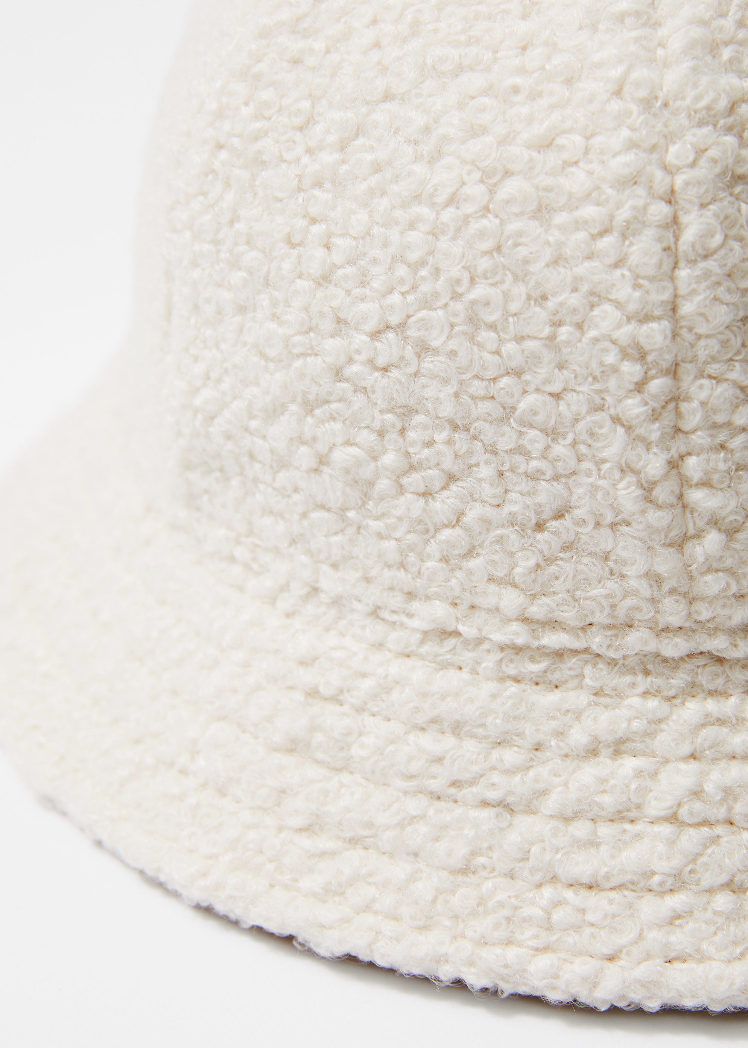 Bob Boucle Color Nogal - Blanco