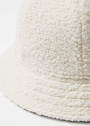 Hat Walnut Boucle Bucket Hat - White - Women
