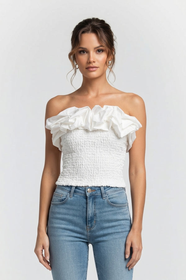 Top La Geo Treasure Top - Blanc