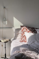 Taie D'Oreiller En Percale De Coton Bio Chics Carreaux Rouilles