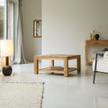 Eve - Table Basse Carrée - Teck - Naturel
