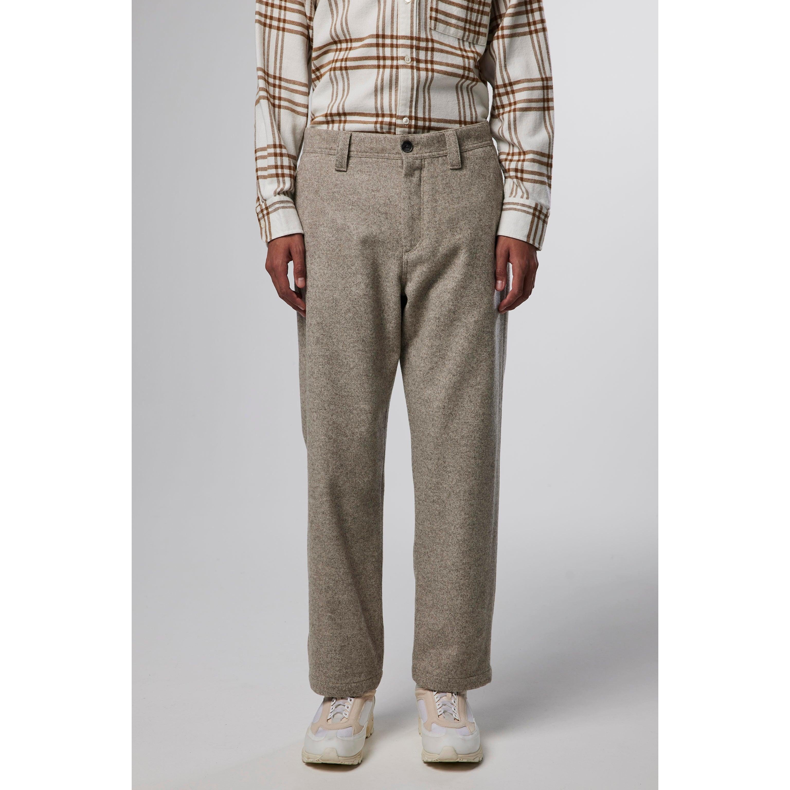Garret Trousers - Khaki Melange