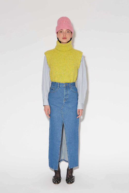 FALDA DENIM LIAM AZUL
