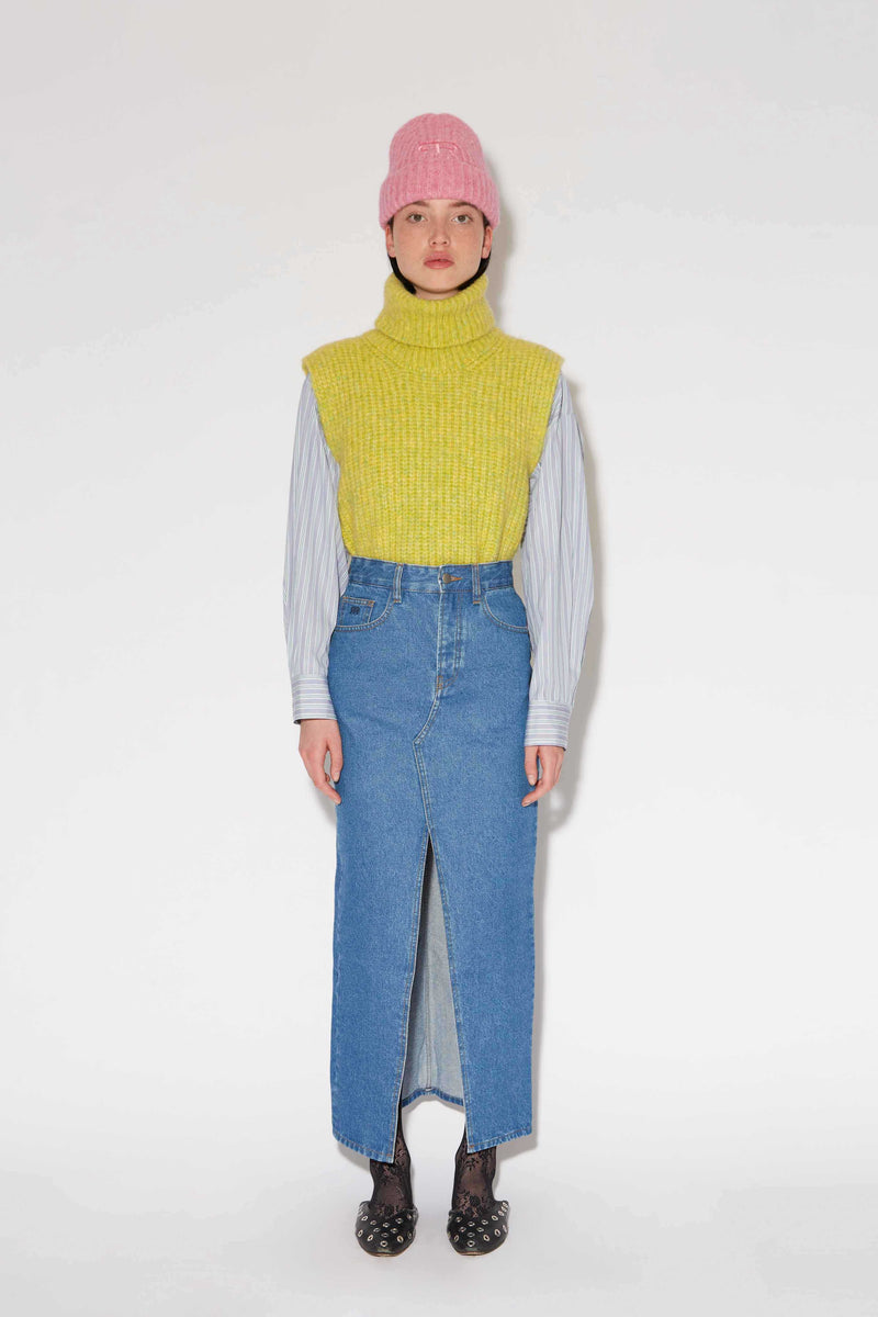 FALDA DENIM LIAM AZUL