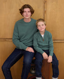 Pull Ladislas 100% Lambswool - Vert Sauge - Homme