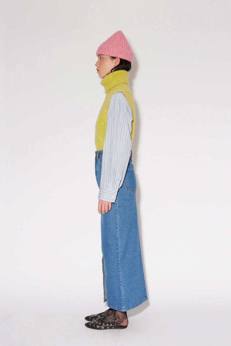 FALDA DENIM LIAM AZUL