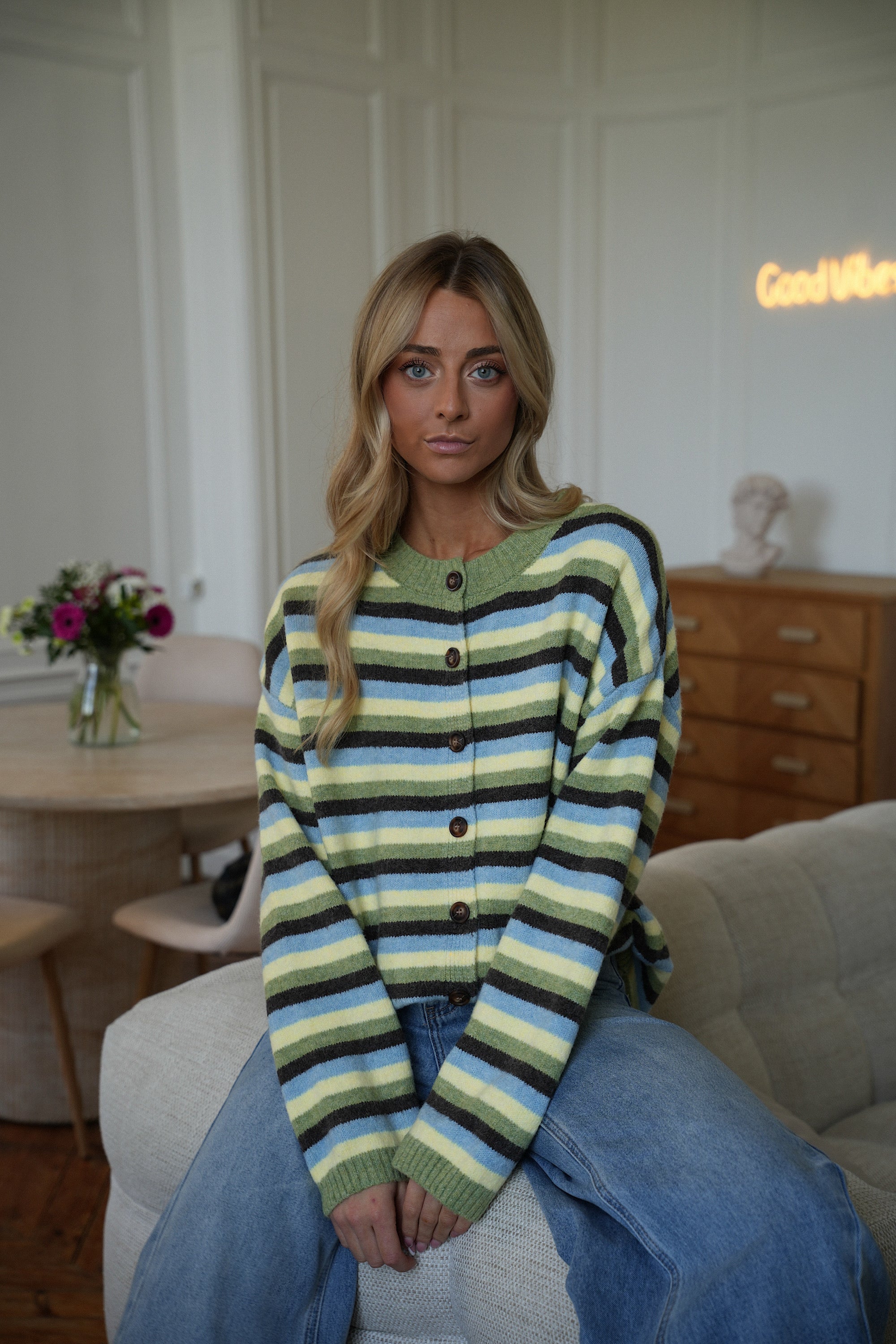 Victor Vert - Striped Vest