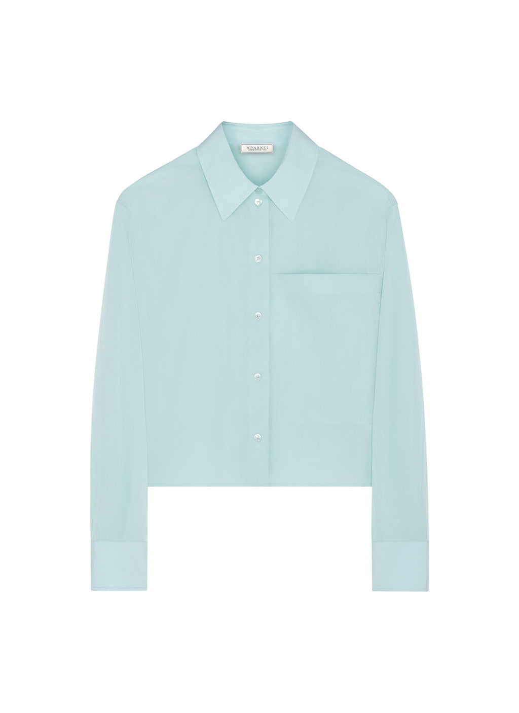 Top Mangas Largas - Verde Agua - Mujer