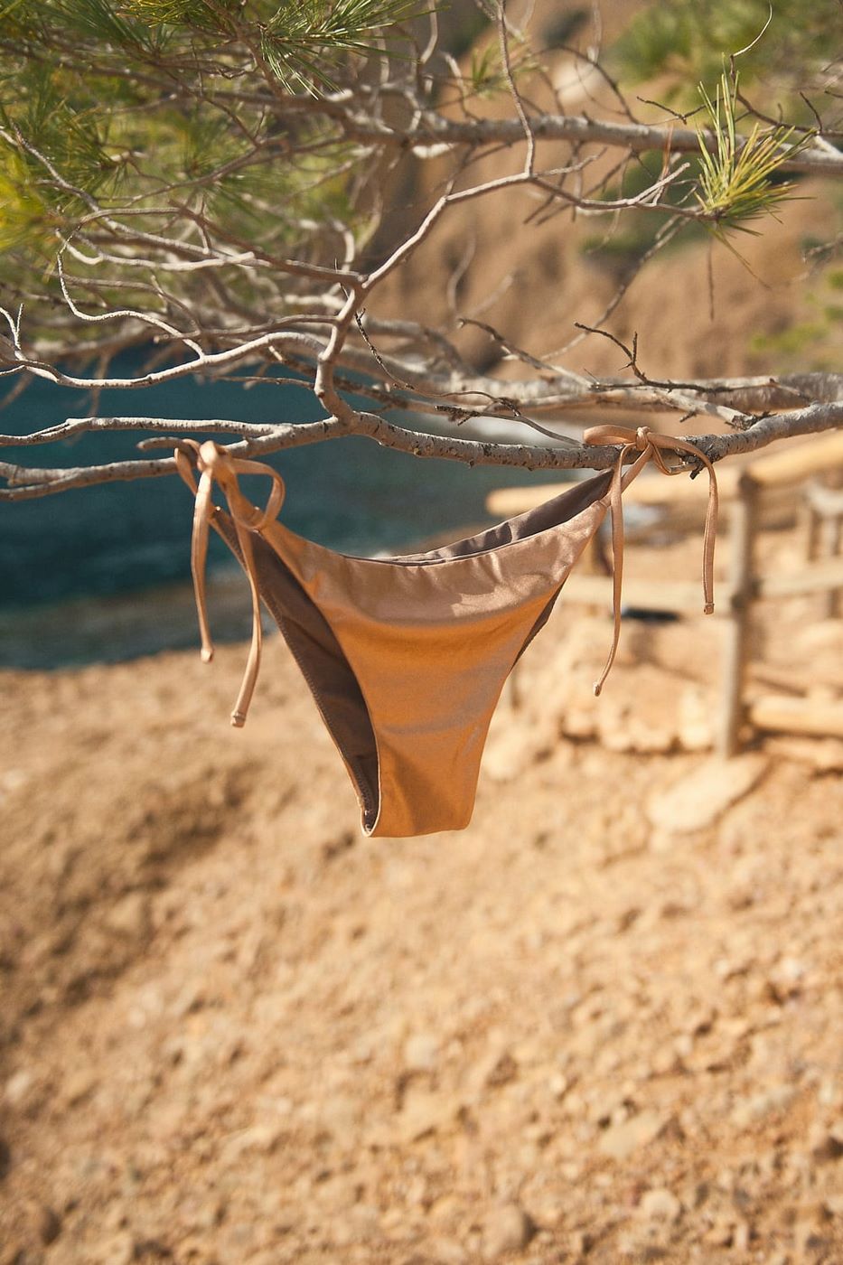 Serena Bikini Top - Pink Gold