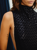 Body con purpurina y brillo de diamantes